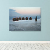 ノルウェー，ノースケープ キャンバスプリント (インサイチュ (ウッドフロア))