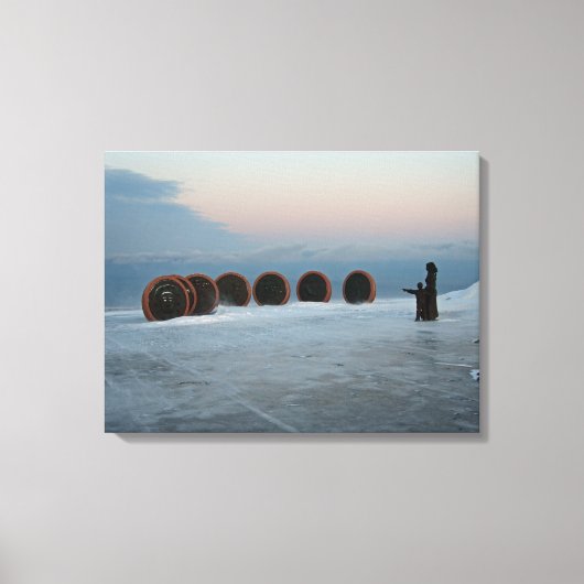 ノルウェー，ノースケープ キャンバスプリント (正面)