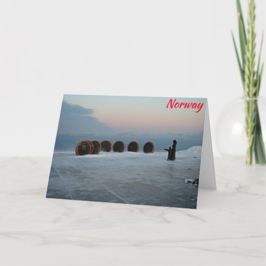 ノルウェー·ノース岬 カード (正面)