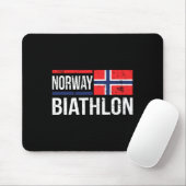 ノルウェー バイアスロン ターゲット スキー 射撃 競技 マウスパッド (マウス)