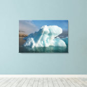 ノルウェー・パランダー湾の氷床 キャンバスプリント (インサイチュ (ウッドフロア))