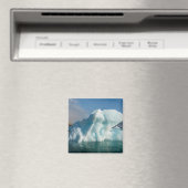 ノルウェー・パランダー湾の氷床 マグネット (インサイチュ (食洗機))