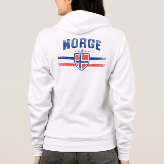 ノルウェー パーカ (裏面)