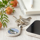 ノルウェー・フィヨルド・オスロ キーホルダー (側面)