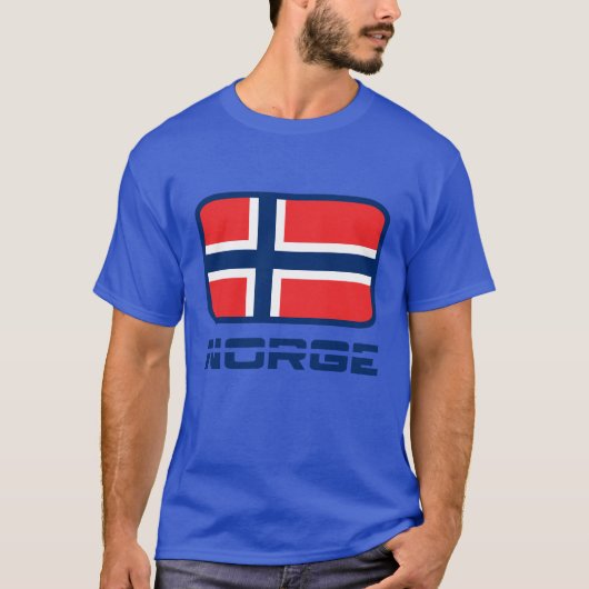 ノルウェー フラグ フレンド Tシャツ (正面)
