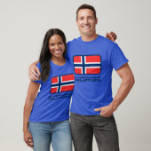 ノルウェー フラグ フレンド Tシャツ (ユニセックス)
