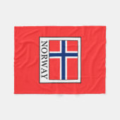 ノルウェー フリースブランケット (正面(横))