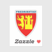 ノルウェー，フレドリックスタッドの紋章 シール (シート)