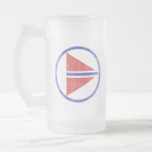 ノルウェー フロストグラスビールジョッキ (左)