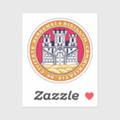 ノルウェー，ベルゲンの紋章 シール (シート)