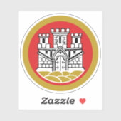 ノルウェー、ベルゲンの紋章 シール (シート)