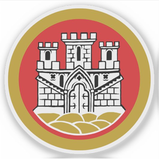 ノルウェー、ベルゲンの紋章 シール (正面)