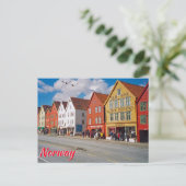 ノルウェー，ベルゲン ポストカード (スタンド正面)