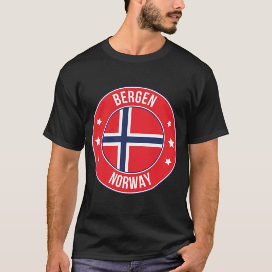 ノルウェー ベルゲン Tシャツ (正面)
