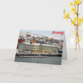 ノルウェー，ホニングスヴォグ カード (黄色い花)