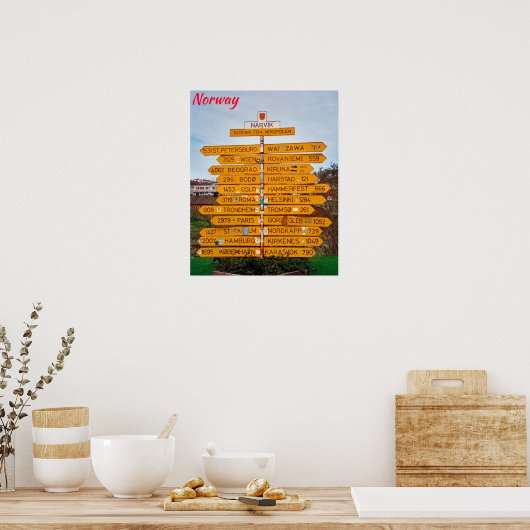 ノルウェー ポスター (キッチン)