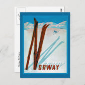 ノルウェー ポストカード (正面/裏面)