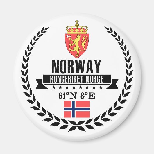 ノルウェー マグネット (正面)