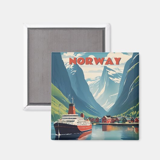 ノルウェー マグネット (正面/裏面)