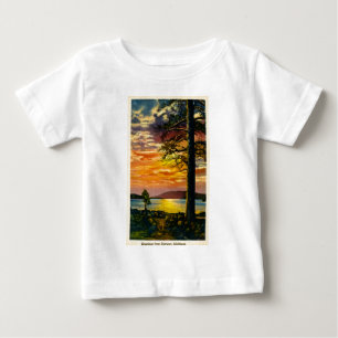ノルウェー、ミシガン州-ヴィンテージからの挨拶 ベビーTシャツ
