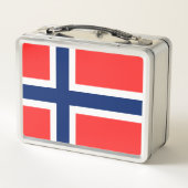 ノルウェー メタルランチボックス (裏面)
