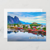 ノルウェー，ロフォテン諸島 ポストカード (正面/裏面)