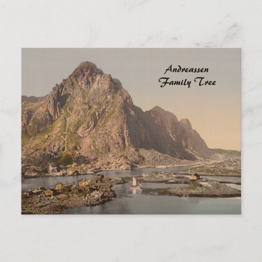 ノルウェー，ロフォテン，ノルド – ノルゲ，ボルバー ポストカード (正面)