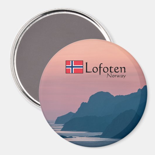ノルウェー ロフォーテン島 マグネット (正面/裏面)