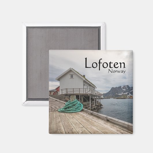 ノルウェー ロフォーテン島 マグネット (正面/裏面)
