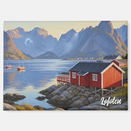 ノルウェー・ロフォーテン諸島の旅 マグネット (正面)
