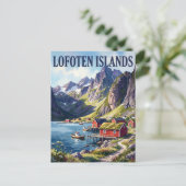 ノルウェー ロフォーテン諸島 ポストカード (スタンド正面)