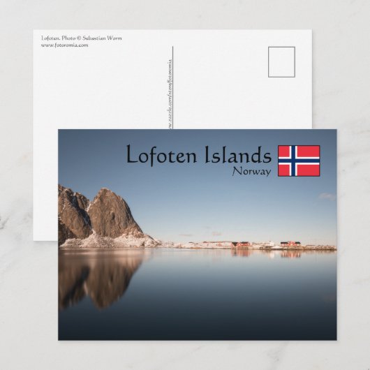 ノルウェー ロフォーテン諸島 ポストカード (正面/裏面)