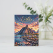 ノルウェー ロフォーテン諸島 ポストカード (スタンド正面)