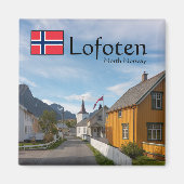 ノルウェー ロフォーテン諸島 ライネ マグネット (正面)
