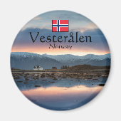 ノルウェー ヴェステロール土産 マグネット (正面)