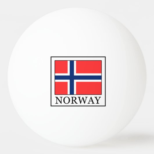 ノルウェー 卓球ボール (正面)