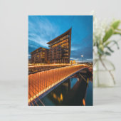 ノルウェー，夜のオスロ カード (スタンド正面)