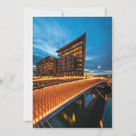 ノルウェー，夜のオスロ カード