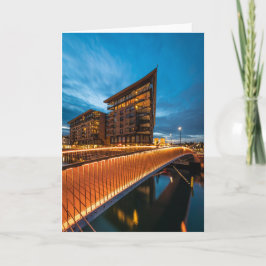 ノルウェー，夜のオスロ カード