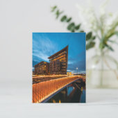 ノルウェー，夜のオスロ ポストカード (スタンド正面)