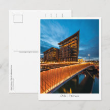 ノルウェー，夜のオスロ