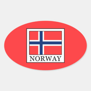 ノルウェー 楕円形シール