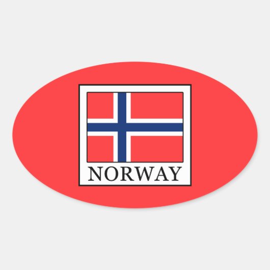ノルウェー 楕円形シール (正面)