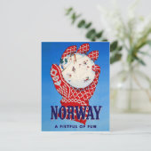 ノルウェー、楽しさいっぱい ポストカード (スタンド正面)