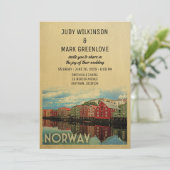 ノルウェー 結婚式 招待状 ノルウェー (スタンド正面)