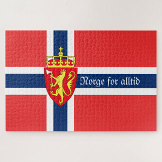 ノルウェー、腕のコートを着て、Norgeは包丁 ジグソーパズル