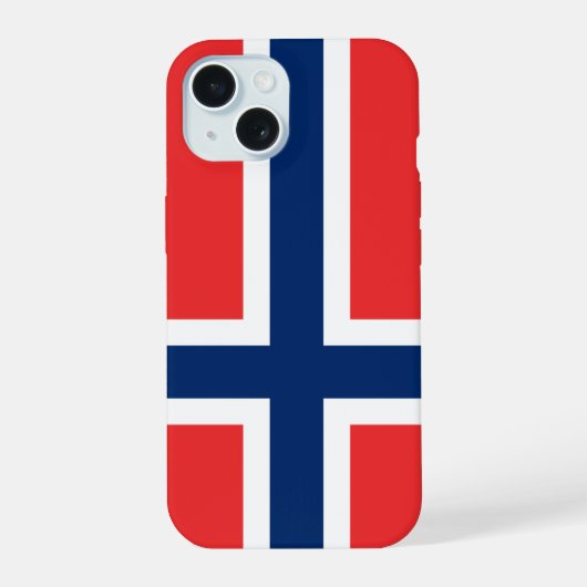 ノルウェー iPhone 15ケース (裏面)