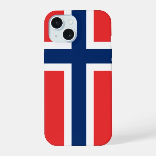 ノルウェー iPhone 15ケース (裏面)