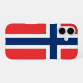 ノルウェー iPhone 16ケース (裏面横)