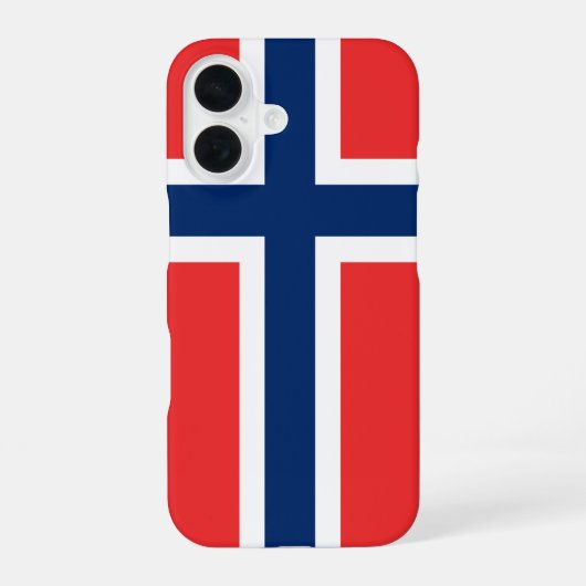ノルウェー iPhone 16ケース (裏面)